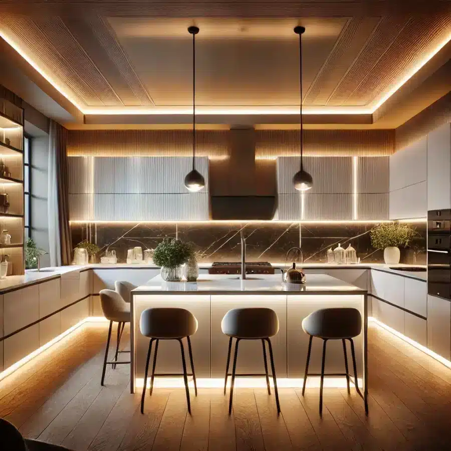 La Importancia de la Iluminación en el Diseño de Cocinas y Armarios