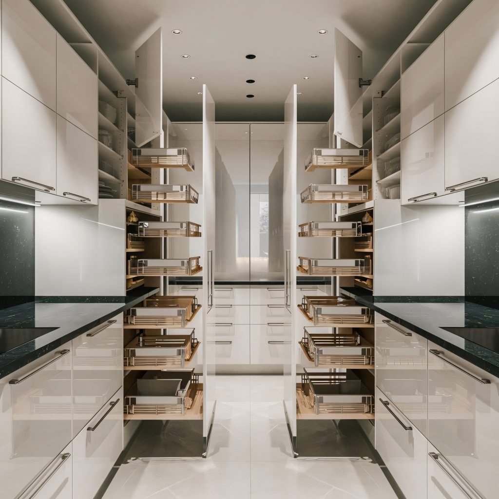 almacenaje de cocinas en tenerife color blanco moderna